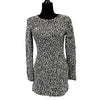 CHANEL - 94A Knit Clear Sequin Dress - Black & White - 38 US 6