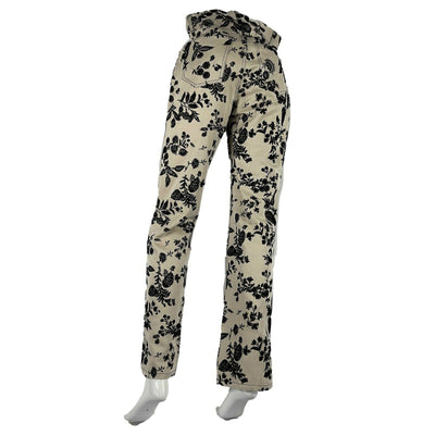 Rodarte - Floral Jeans Straight-Fit in Cream | FALL WINTER '20 - Bottoms