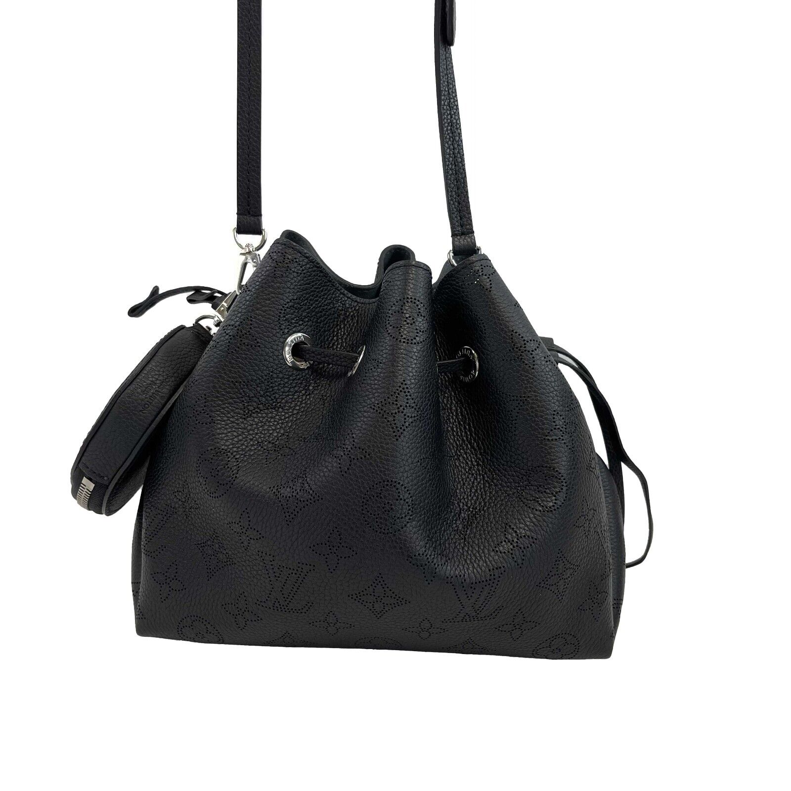 Louis Vuitton black multi color Bella Mahina bucket crossbody – My
