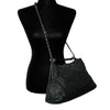 CHANEL - Sea Hit Black Iridescent CC Calfskin Medium Shoulder Bag