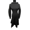 Alexander McQueen - New w/ Tags - Black Ribbed Knit Flare Dress - Size XS