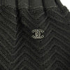 CHANEL - 08A Fall 2008 - Pointelle Knit Off Shoulder Dress - Black - FR 44 US 12