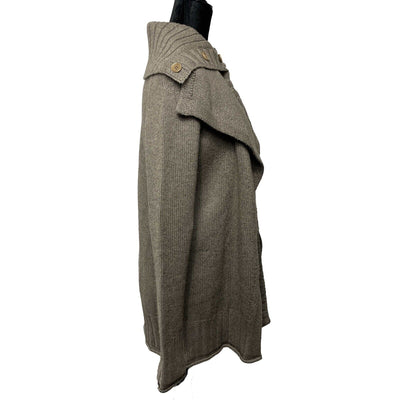 Givenchy - Pristine - Wool Blend Knit Long Cardigan Sweater - Taupe - XS - Top