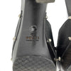 GUCCI - Hasler Horsebit Accent Leather Wood Heel Sandals - Black/Silver - 38
