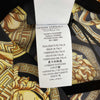 Versace - Medusa Amplified Print Silk Pajama Shirt - Black / Yellow - Size 3 / L
