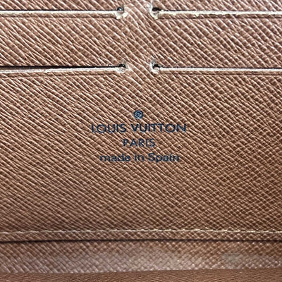 Louis Vuitton - Monogram Roses Zippy Brown Wallet - Zip Around Card Holder