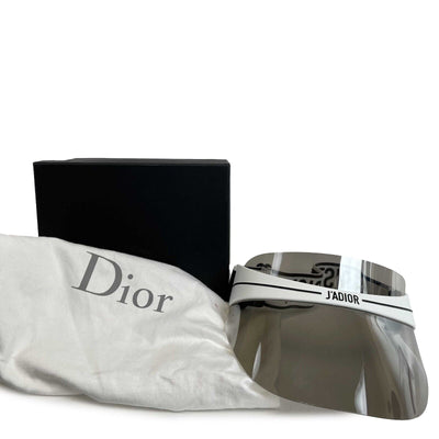 Christian Dior - J'adior Club1 ECG Sun Visor - Black / White Hat