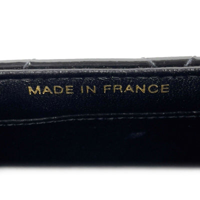 CHANEL - VTG 1996 Medium Black Top Handle Kelly Medium Flap Bag - Patent Leather