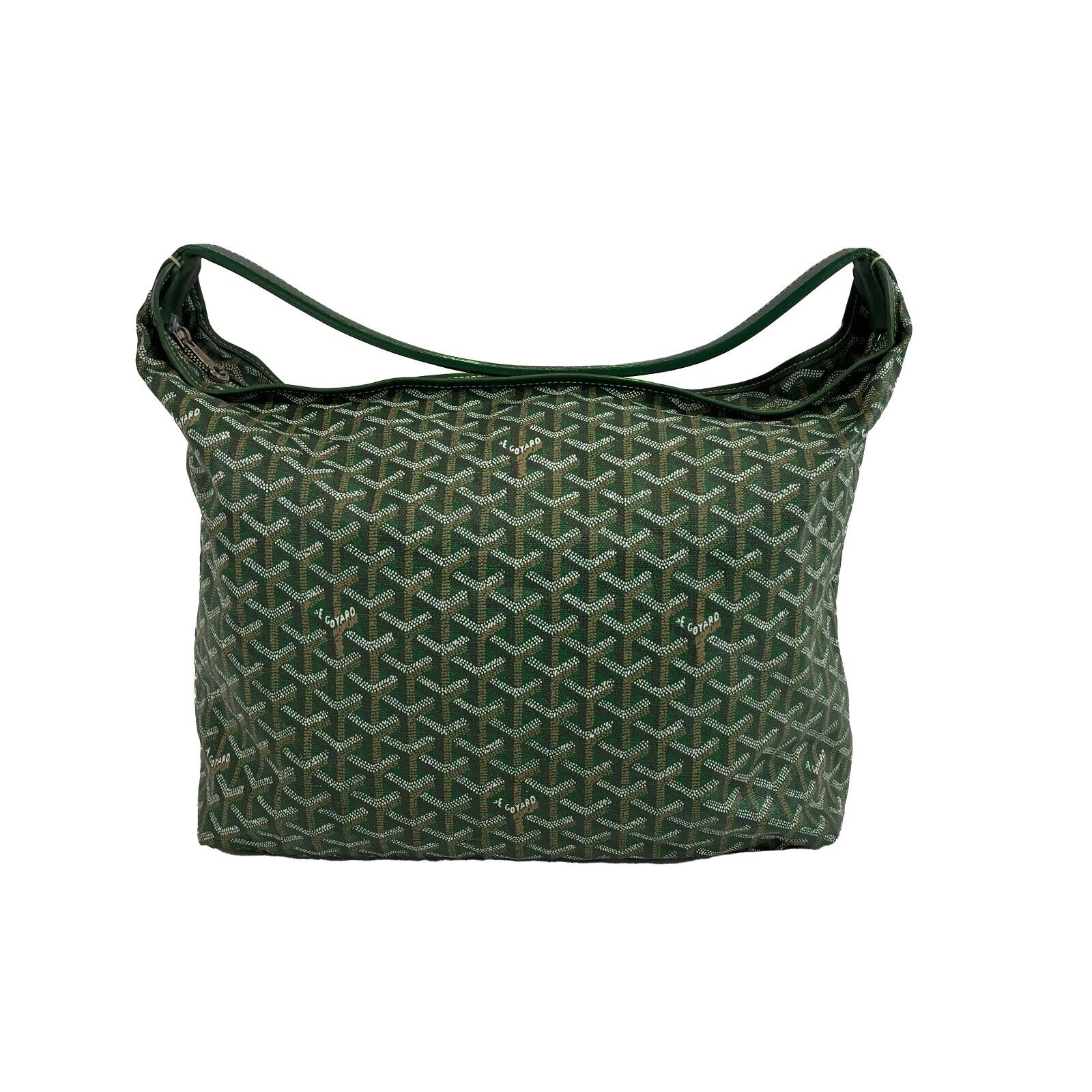 Goyard - Excellent - Goyardine Fidji Zip Hobo Green Shoulder Bag -  BougieHabit