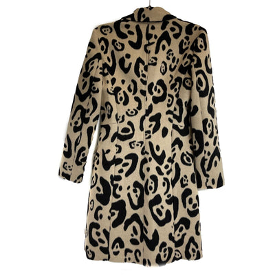 Altuzarra - Leopard-Print Button Down Wool Coat / Jacket - Size S