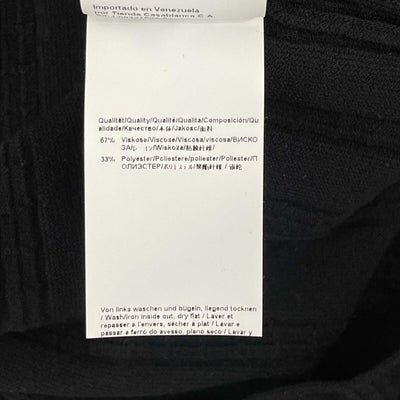 BOSS HUGO BOSS - New w/ Tags - Frida A-Line Knit Short Sleeve Black Dress - S