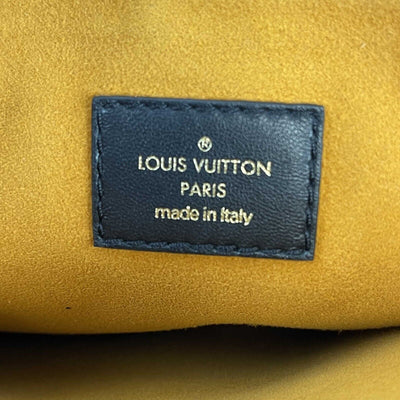 Louis Vuitton - Coussin MM - Black Leather Shoulder Bag w/ 2 Straps FULL KIT