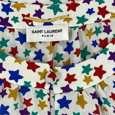 Saint Laurent - Hedi Slimane Rainbow Star Long Sleeve Top