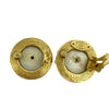 Chanel - Vintage 1984 Snake Wrapped Faux Pearl Earrings - Gold Tone Clip Ons