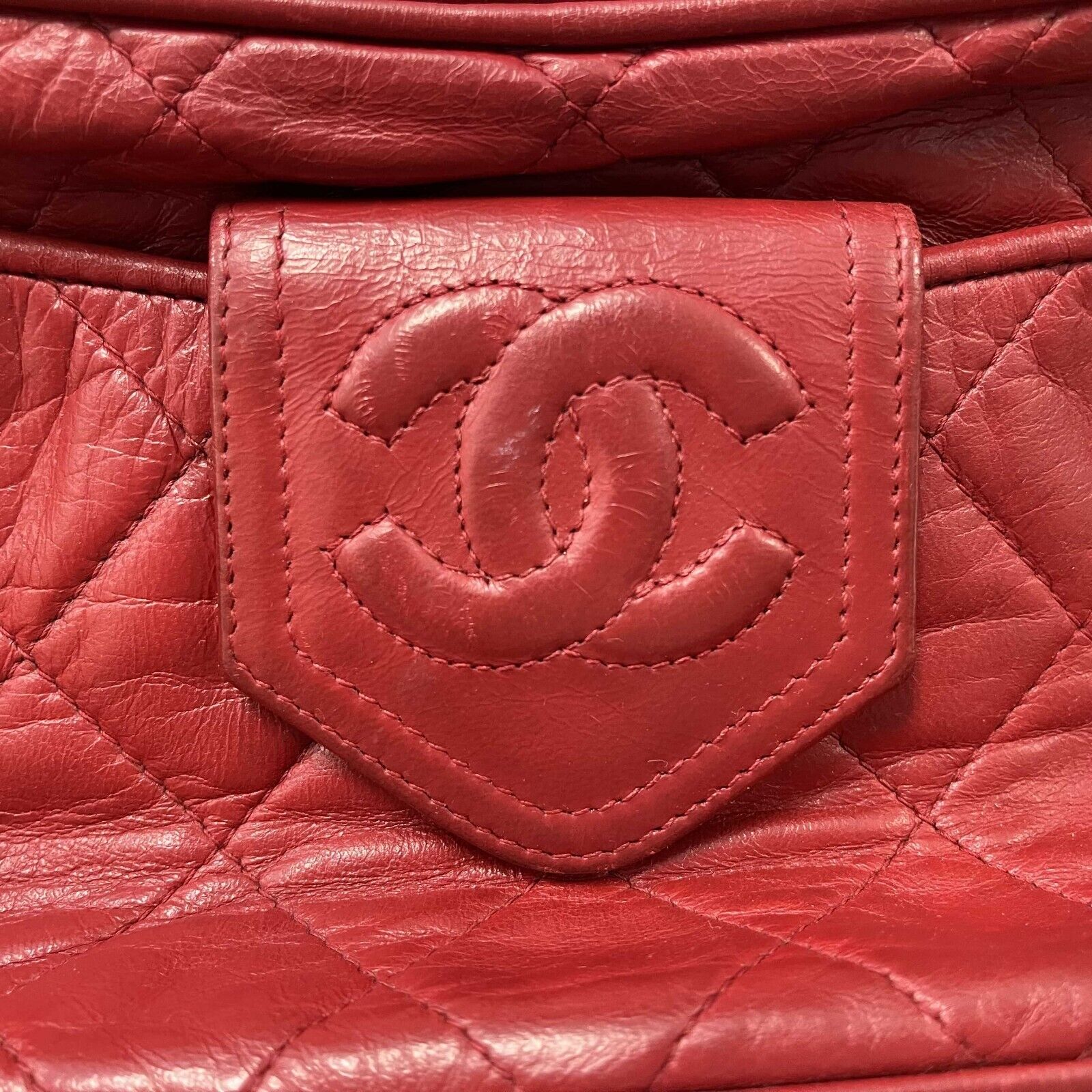 Chanel Red Quilted Grained Calfskin Micro Flap Bag With Chain Brushed Gold  Hardware 2021 Available For Immediate Sale At Sothebys