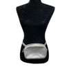 Prada - Odette Saffiano Leather Silver Belt Bag/Crossbody