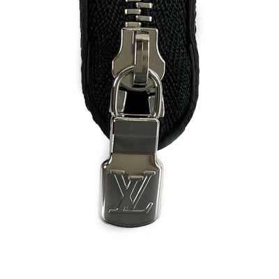 Louis Vuitton - LV Zippy Coin Purse Wallet - Black / Silver Damier Graphite