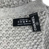 CHANEL - Muffler Cashmere Scarf - Light Grey w/ CC Pocket
