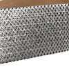CHANEL - 08P Belt - Metallic Silver Diamond Perforated Logo Stamped - 80/32