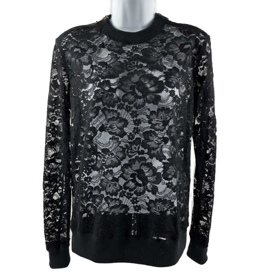 Givenchy - Pristine - Zipper Lace Long Sleeve - 36- US S - Top Shirt