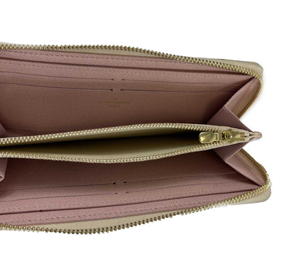 Louis Vuitton - Beige Zippy Wallet Damier Azur N41669 - Beige Damier Azur