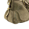 PRADA - Large Suede Buckle Bowling Bag - Camel Top Handle w/ Shoulder Strap