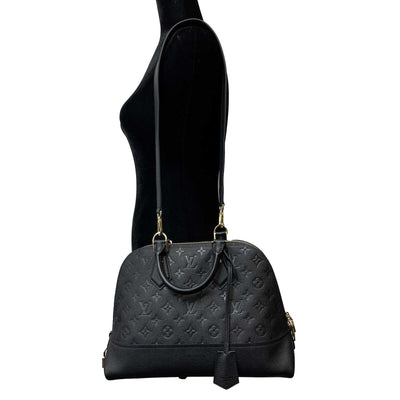 Louis Vuitton Cream Monogram Empreinte Leather Neo Alma BB Satchel -  ShopStyle