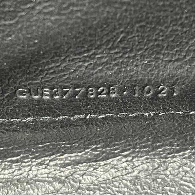 Saint Laurent - Wallet on Chain Matelasse Chevron Leather Medium Black Crossbody