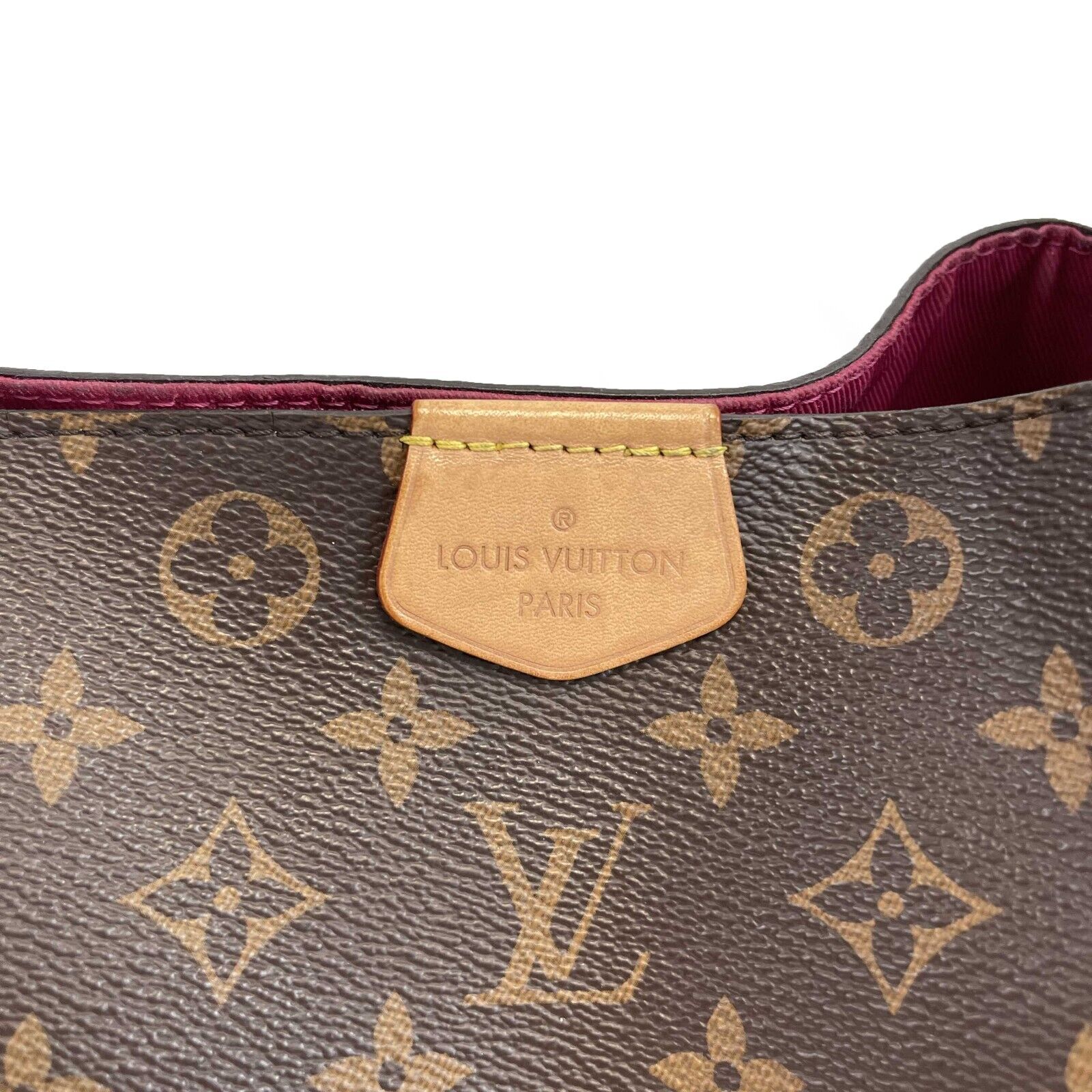 Louis Vuitton Tote Graceful Monogram MM Pivoine in Coated