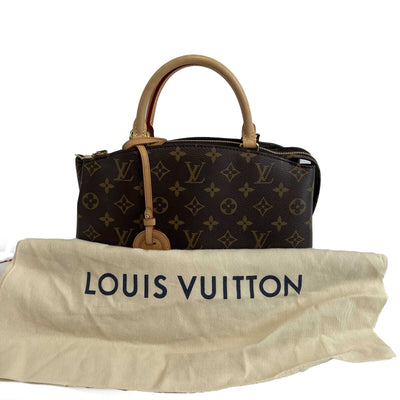 Louis Vuitton - Petit Palais - Brown Monogram Top Handle w/ Shoulder Strap