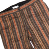 Celine Women's Striped Crop Pants Green Red Brown FR 44/ US 12