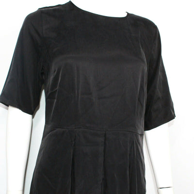 New: GOOP x Universal Standard Dress Black Flowy Maxi High Low US XXS