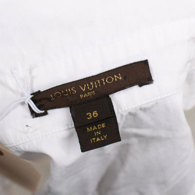 Louis Vuitton Women's Button Down Top White 36 - US 4