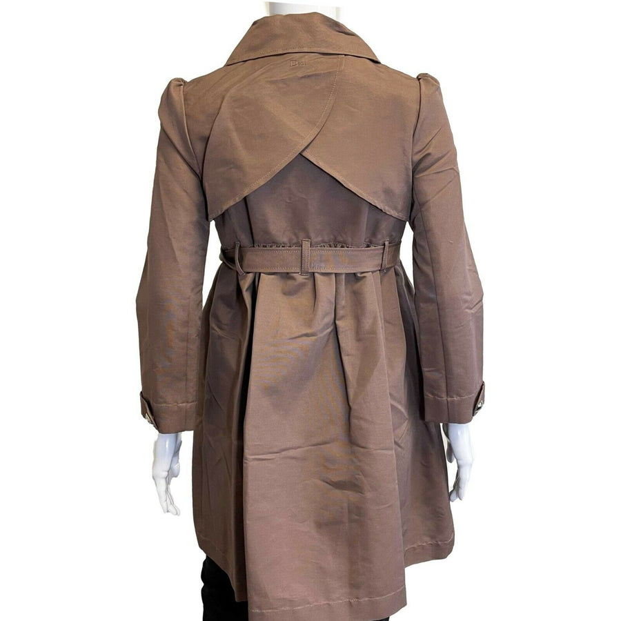 Christian Dior - Mocha Mauve Girl's Belted Trench Coat - US 34 US 2 Girls 12 NWT