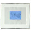 Peter Max Framed Angel & Vase Lithograph Blue Signed Numbered Art