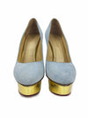 Charlotte Olympia - Very Good - Dolly Light Blue Suede Pumps - 36.5 - US 6.5