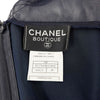 CHANEL - 1999 - 2 Piece Set - Blue Silk Dress & Jacket - FR 40 US 8 - Spring 99P