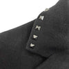 Valentino - Rockstud Coat IT 38 UXS - Black - XS - Black - 38 - Studded Jacket
