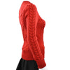 Isabel Marant - Red Dustin Cable-Knit Wool Sweater - Size 36/ US S