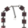 CHANEL - Gripoix Necklace - CC Logo Square Pendant Chocker - Purple