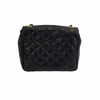 Chanel - Vintage Chanel Quilted Smal Black Leather Flap Crossbody