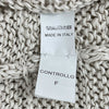 Brunello Cucinelli - Fringed Knit Cotton Sleeveless Blouse - Size M S