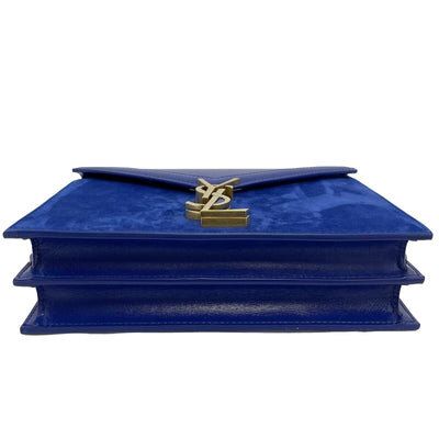 Saint Laurent - Medium Cassandra Monogram Leather & Suede Envelope Crossbody
