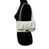 CHANEL - White Lambskin Medium Mademoiselle Lock - Igloo Flap Shoulder Bag