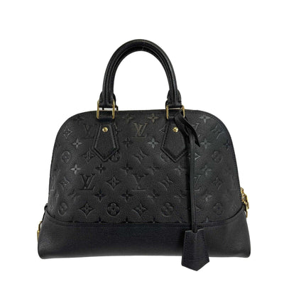Louis Vuitton Black Monogram Giant Empreinte Leather CarryAll PM