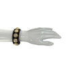CHANEL - Vintage Large Pearl Resin Cuff - Black - Bracelet