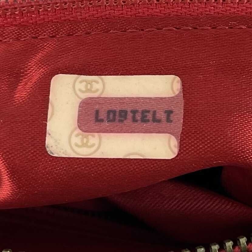 CHANEL - Vintage CC Red Lambskin Gold Chain Tassel Camera Bag Crossbody