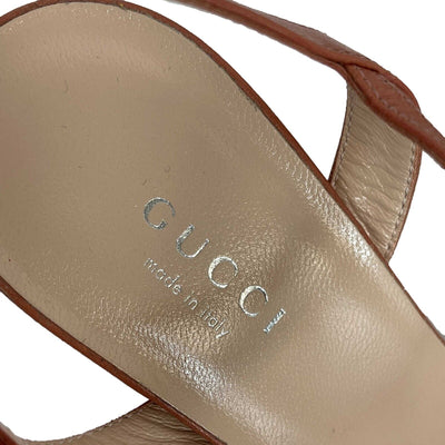Gucci - Pink Sequin GG Marmont Mid Heeled Sandals- 36/ US 6 - NEW W/ Box