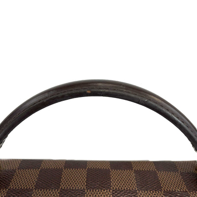 Louis Vuitton - Damier Ebene Croisette - Brown Top Handle w / Crossbody Strap