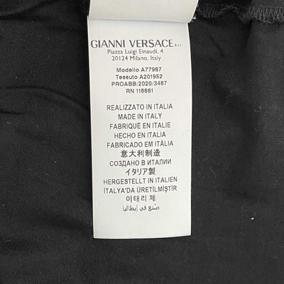 Versace - Embellished Medusa Taylor fit tee Crystals T-Shirt - Size L